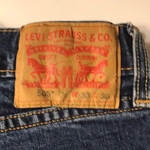 Levi 505 33x30
